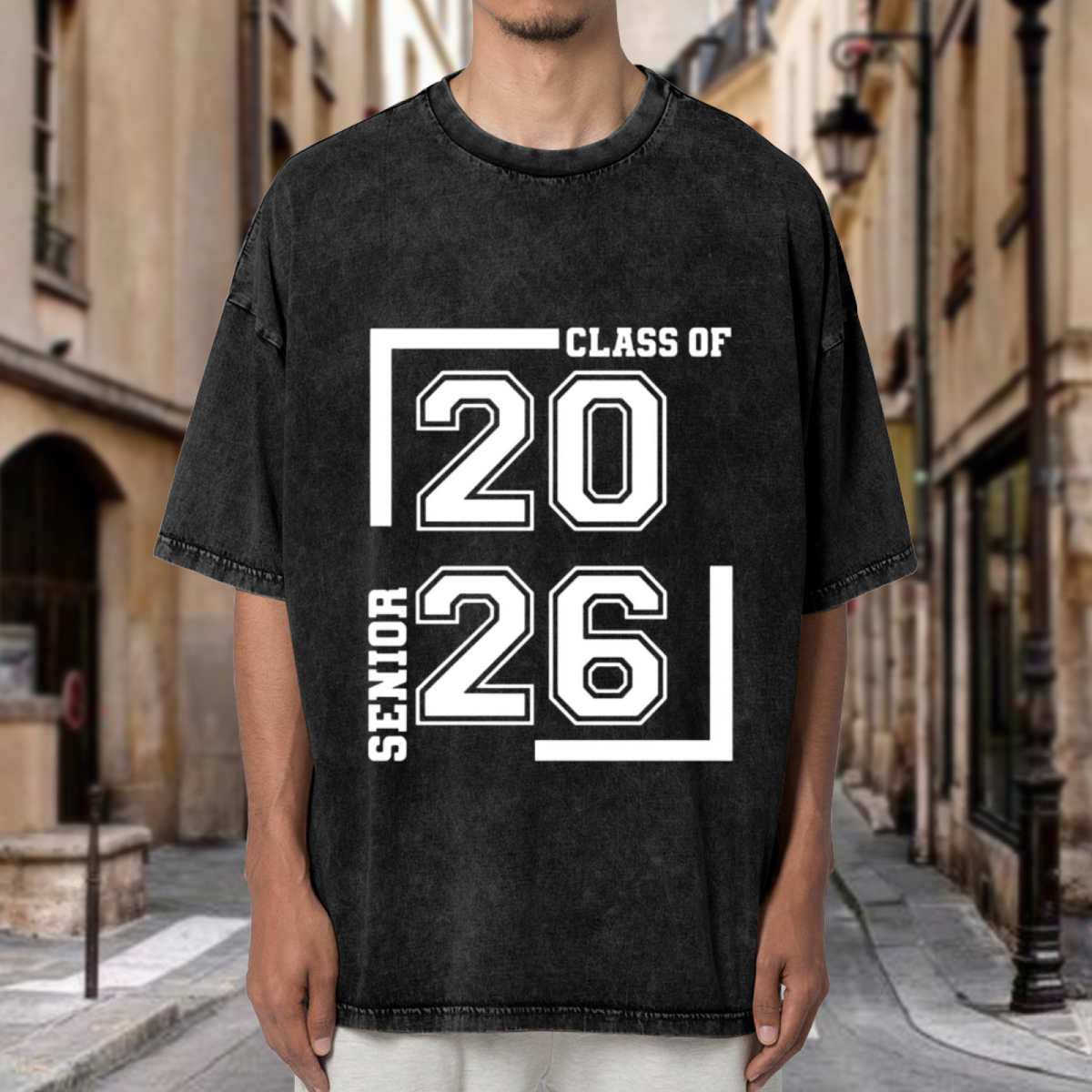 Class Of 2026 washed graphic T-shirt product image