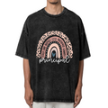 School Principal washed graphic T-shirt product image