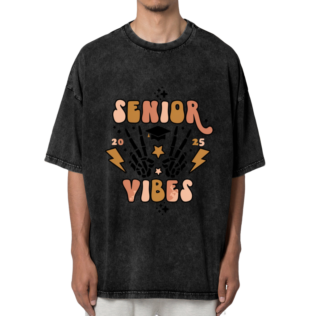 Senior washed graphic T-shirt product image