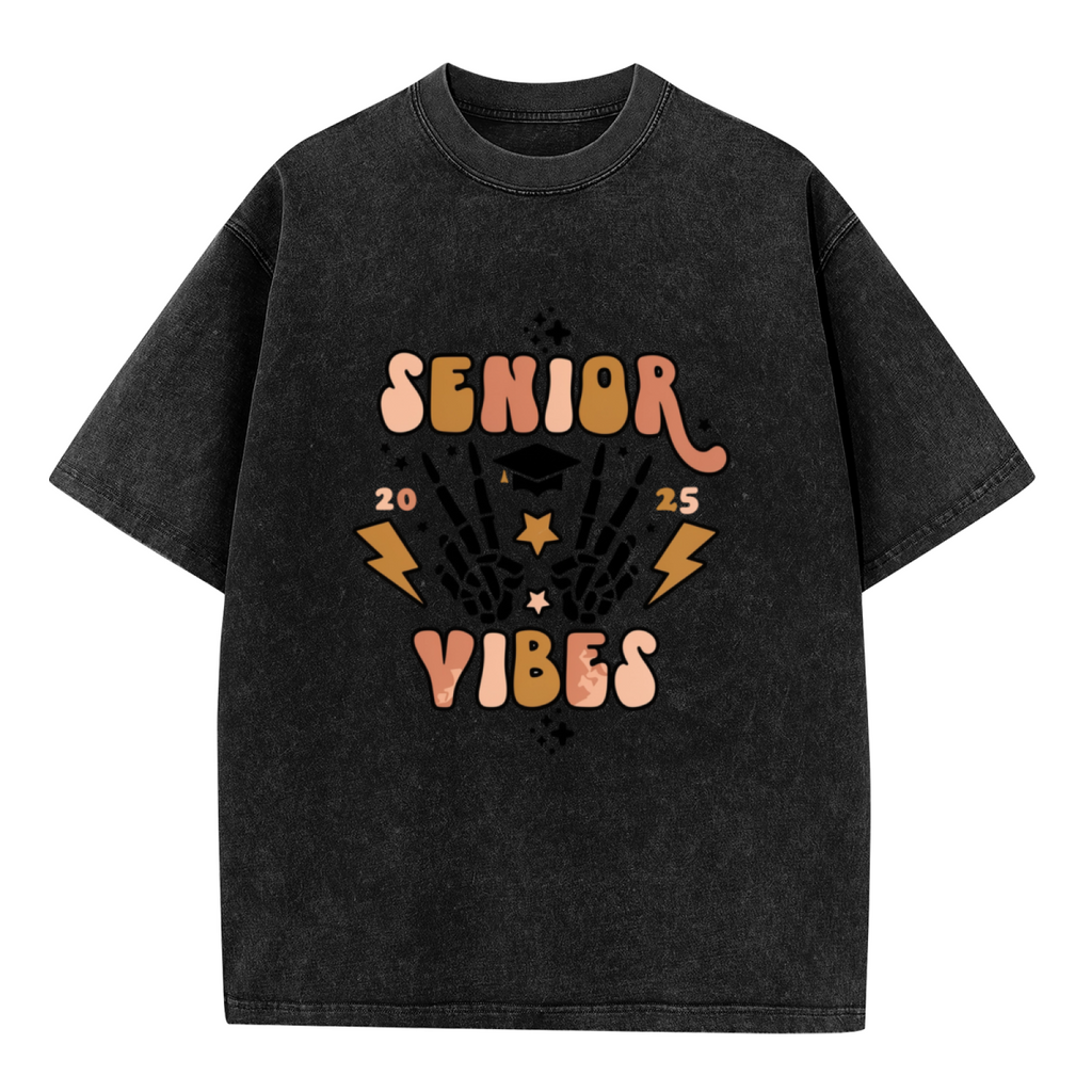 Senior washed graphic T-shirt product image