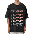 Friyay Teacher washed graphic T-shirt product image