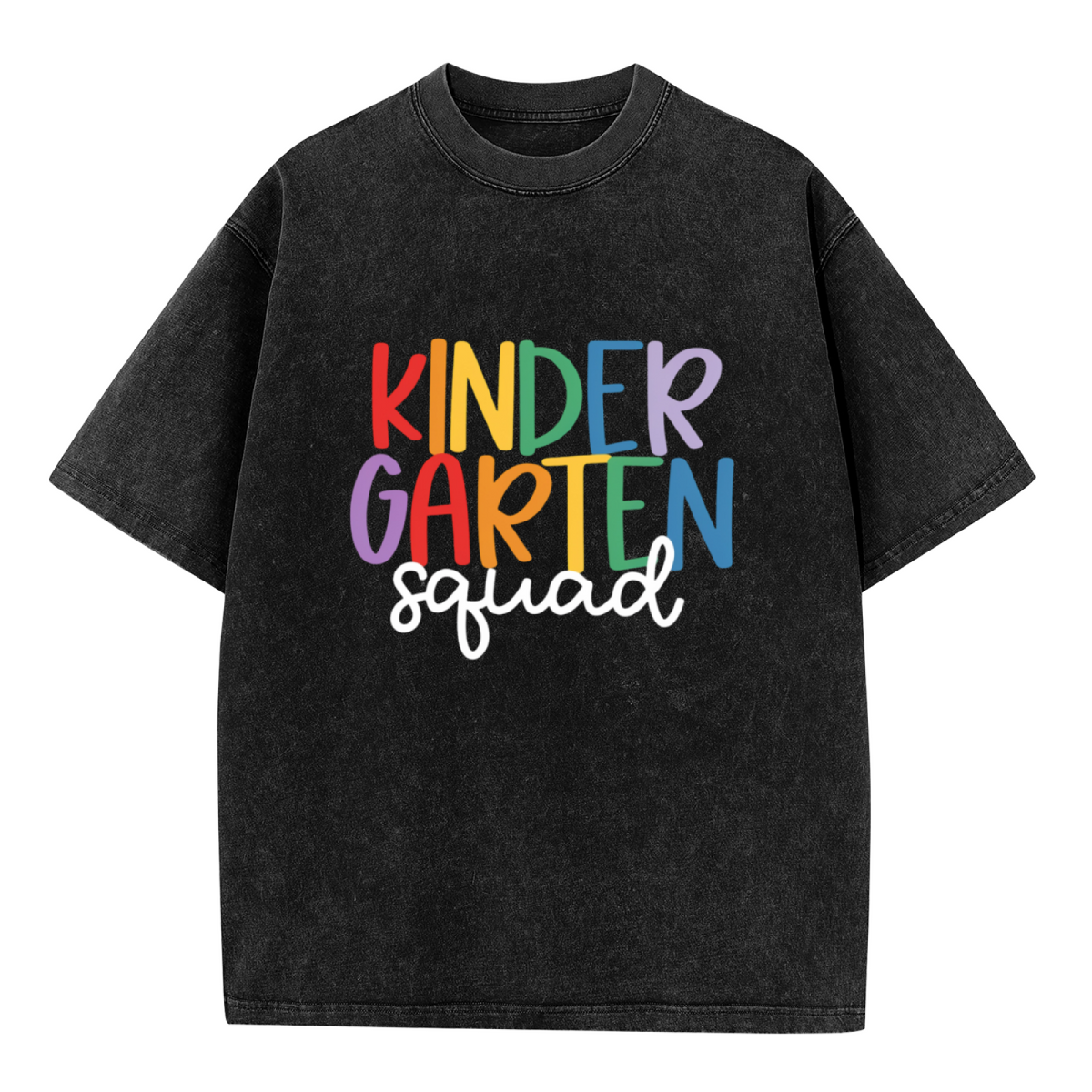 Kindergarten Teacher washed graphic T-shirt product image