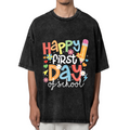 Retro Classroom First Day of School washed graphic T-shirt product image