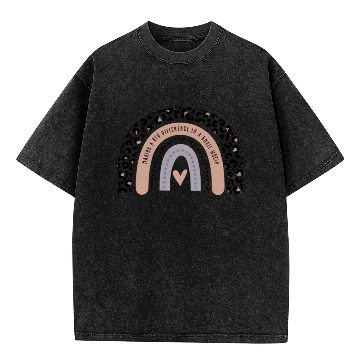 Making a Big Difference washed graphic T-shirt product image