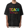 Teach Love Inspire washed graphic T-shirt product image