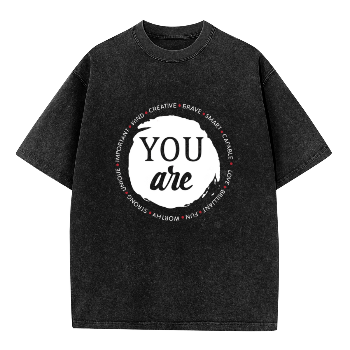 You Are Affirmation washed graphic T-shirt product image