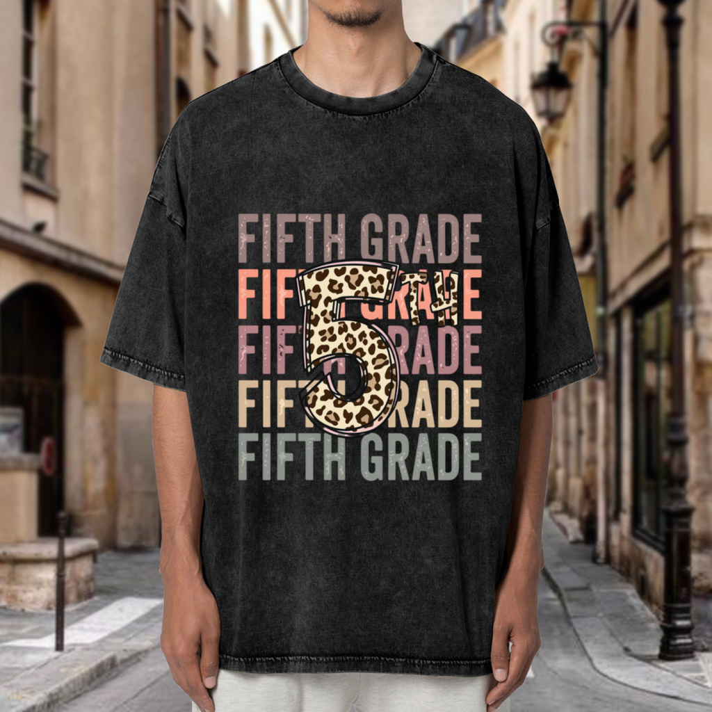 Retro School washed graphic T-shirt product image