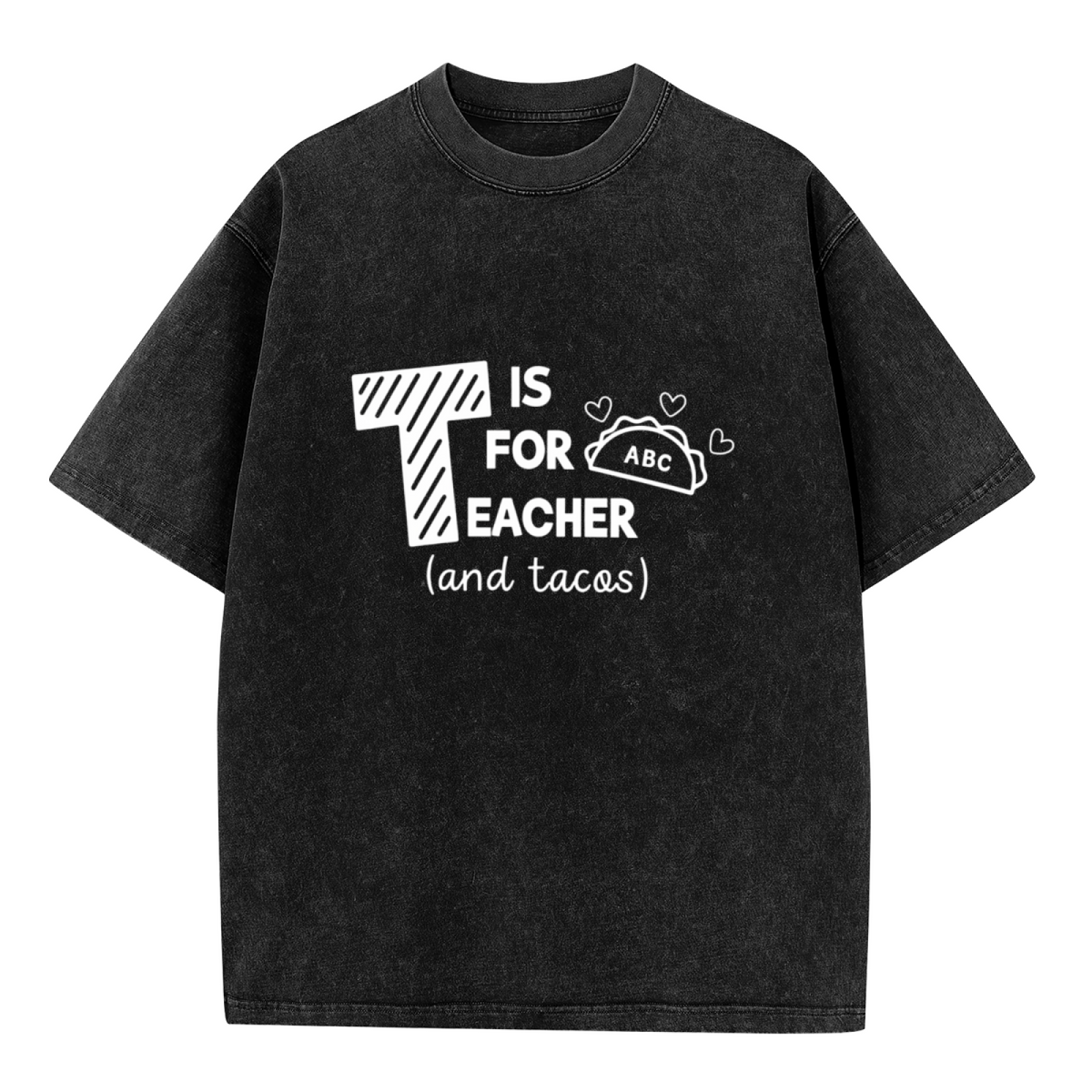 Taco Teacher washed graphic T-shirt product image