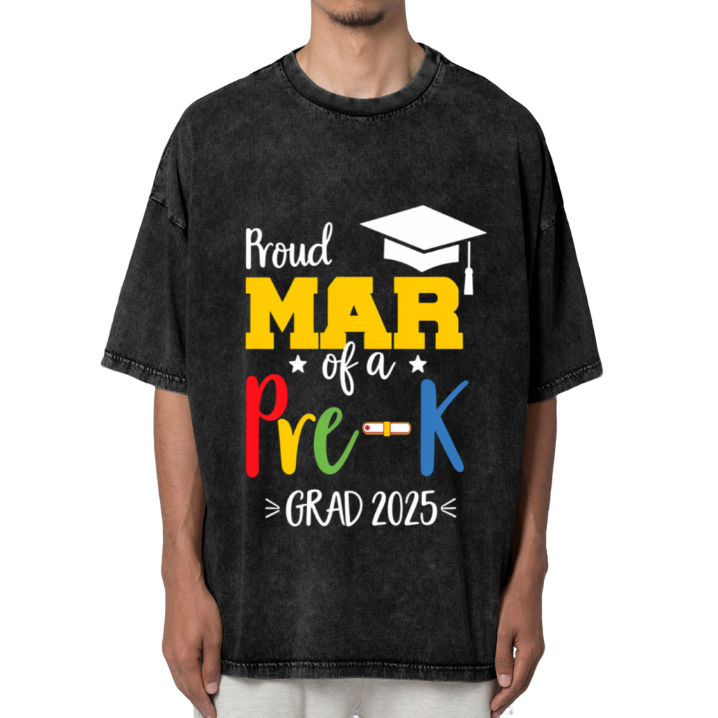 Proud Custom Family Graduation washed graphic T-shirt product image
