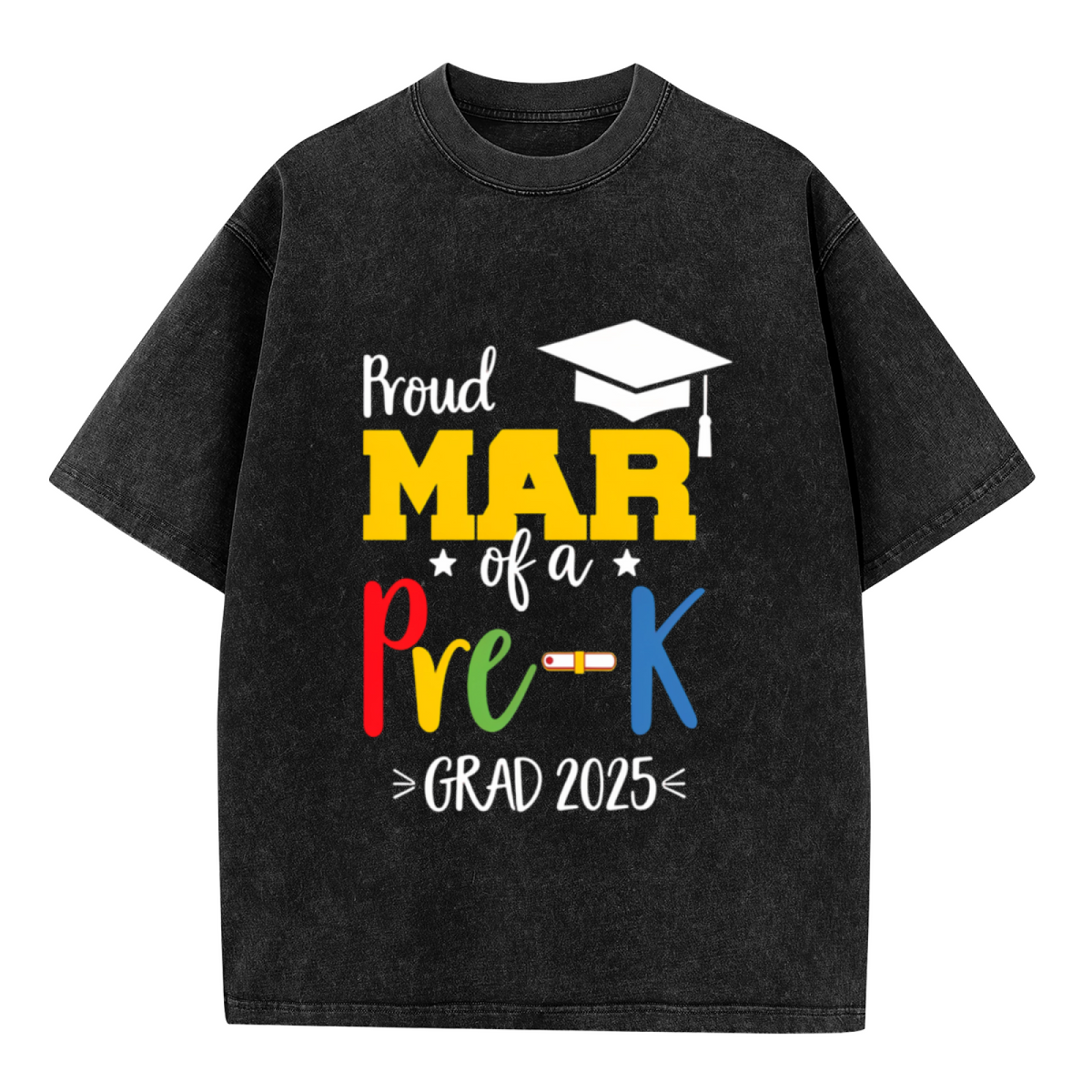 Proud Custom Family Graduation washed graphic T-shirt product image