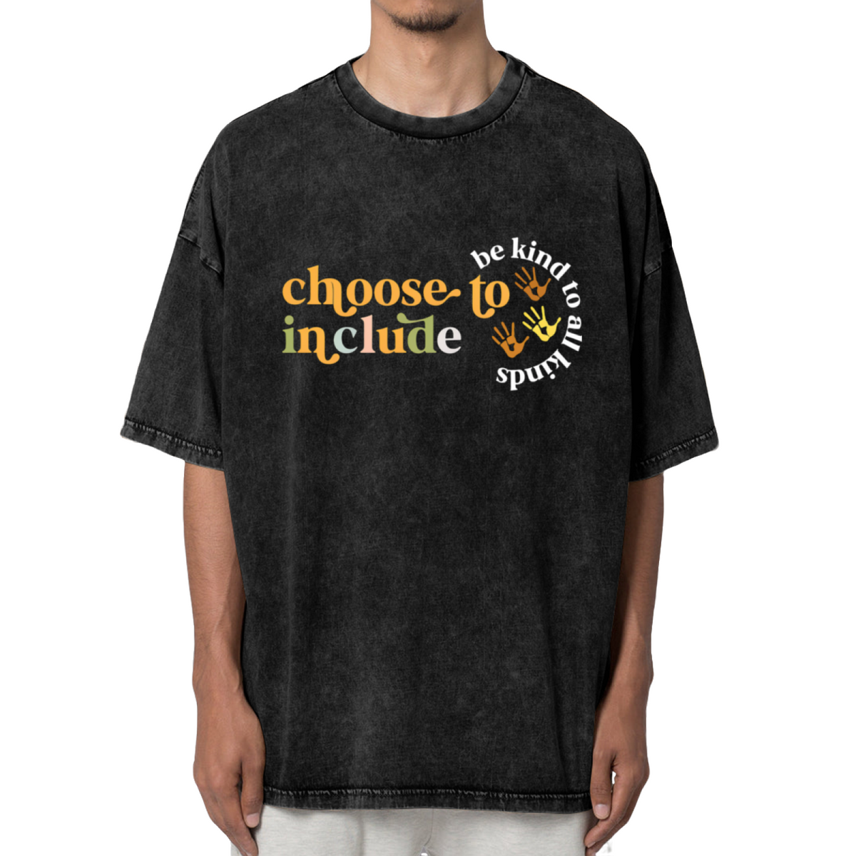 Choose to Include washed graphic T-shirt product image