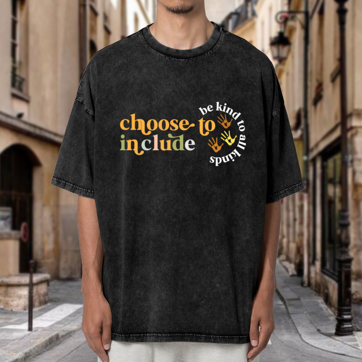 Choose to Include washed graphic T-shirt product image
