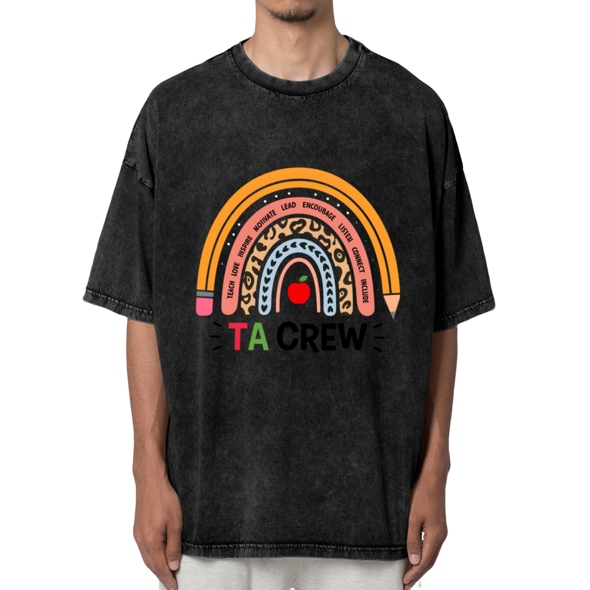 TA Crew washed graphic T-shirt product image