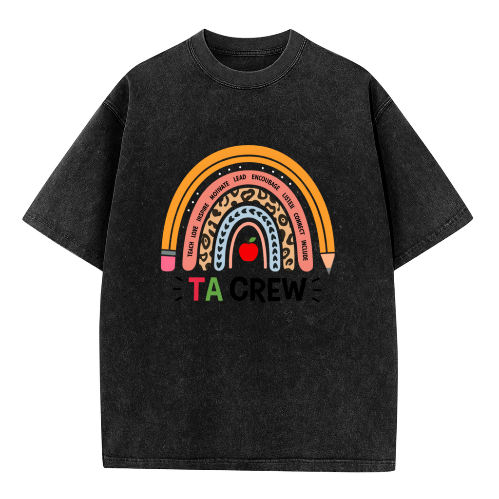 TA Crew washed graphic T-shirt product image