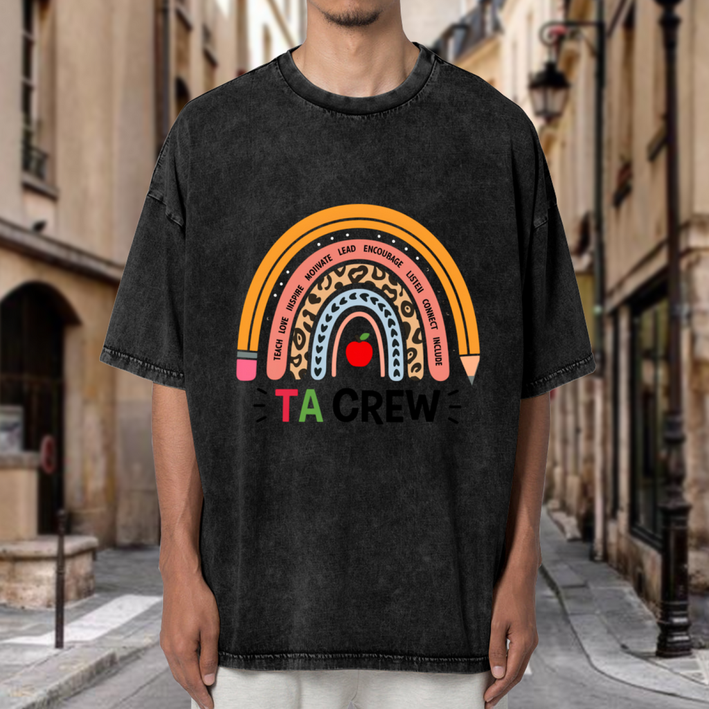 TA Crew washed graphic T-shirt product image