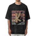 Retro Kindergarten Teacher washed graphic T-shirt product image