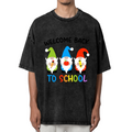 Gnome Teacher washed graphic T-shirt product image