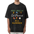 Most Likely To Summer Shirts washed graphic T-shirt product image