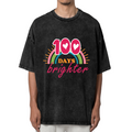 100 Days Brighter washed graphic T-shirt product image