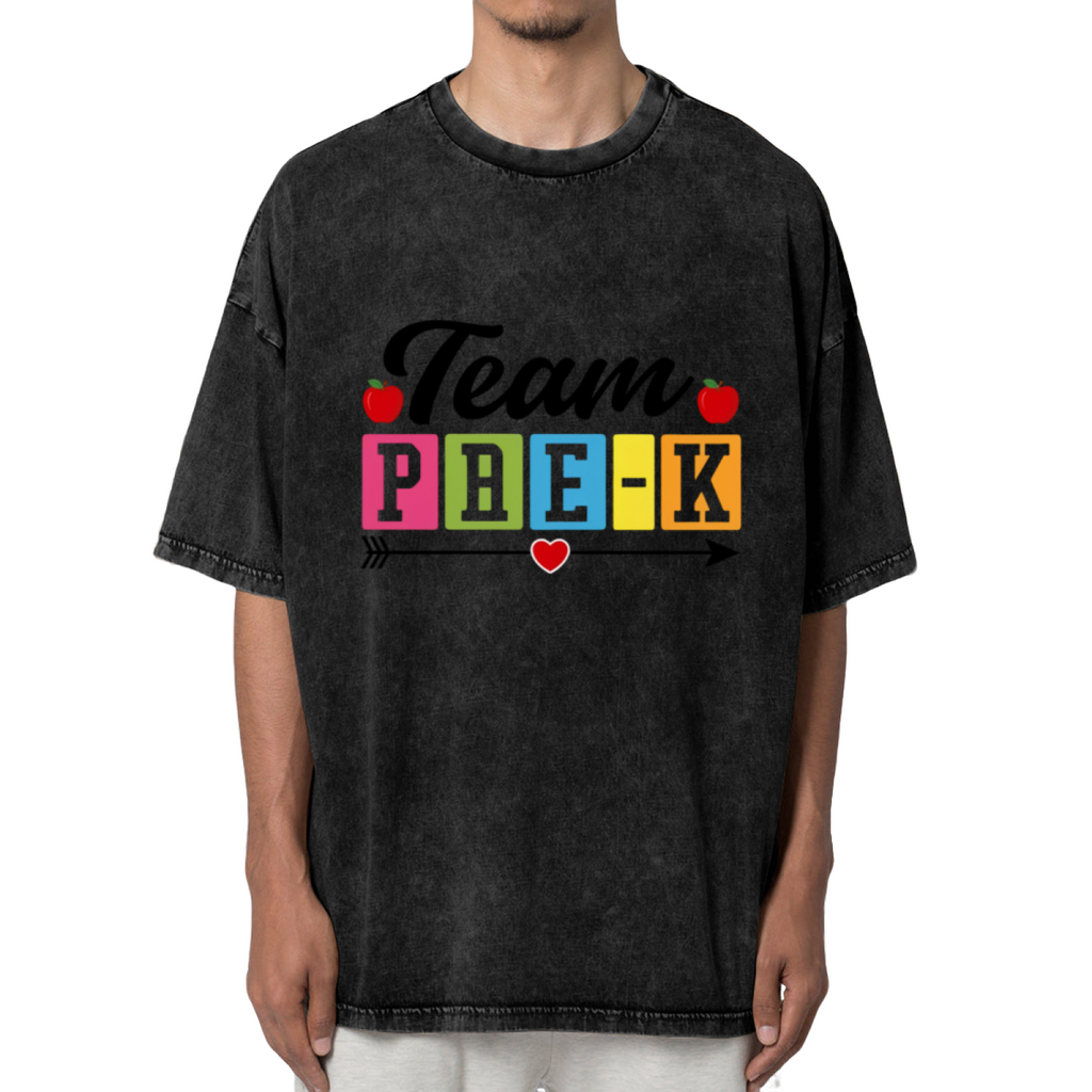Team Pre-K washed graphic T-shirt product image