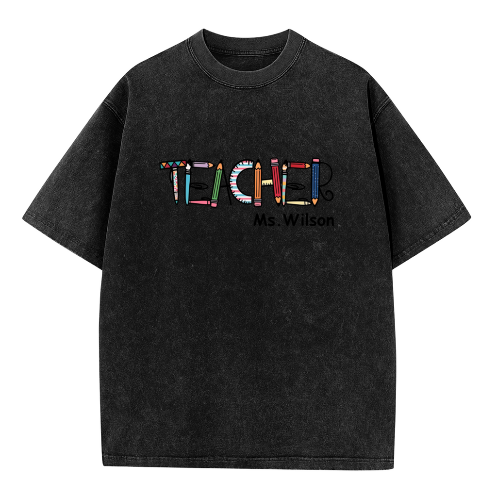 It's A Good Day To Teach washed graphic T-shirt product image