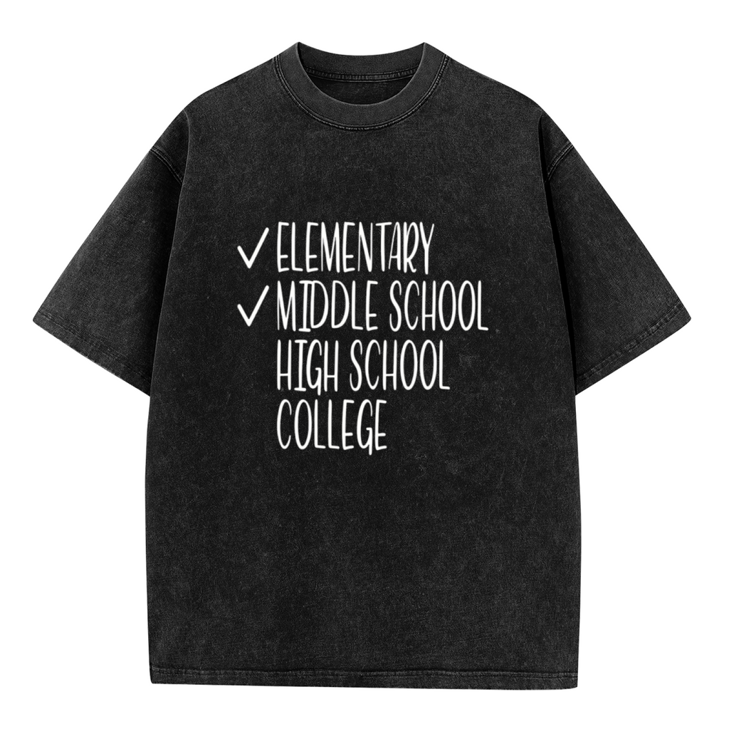 8th Grade Graduation washed graphic T-shirt product image