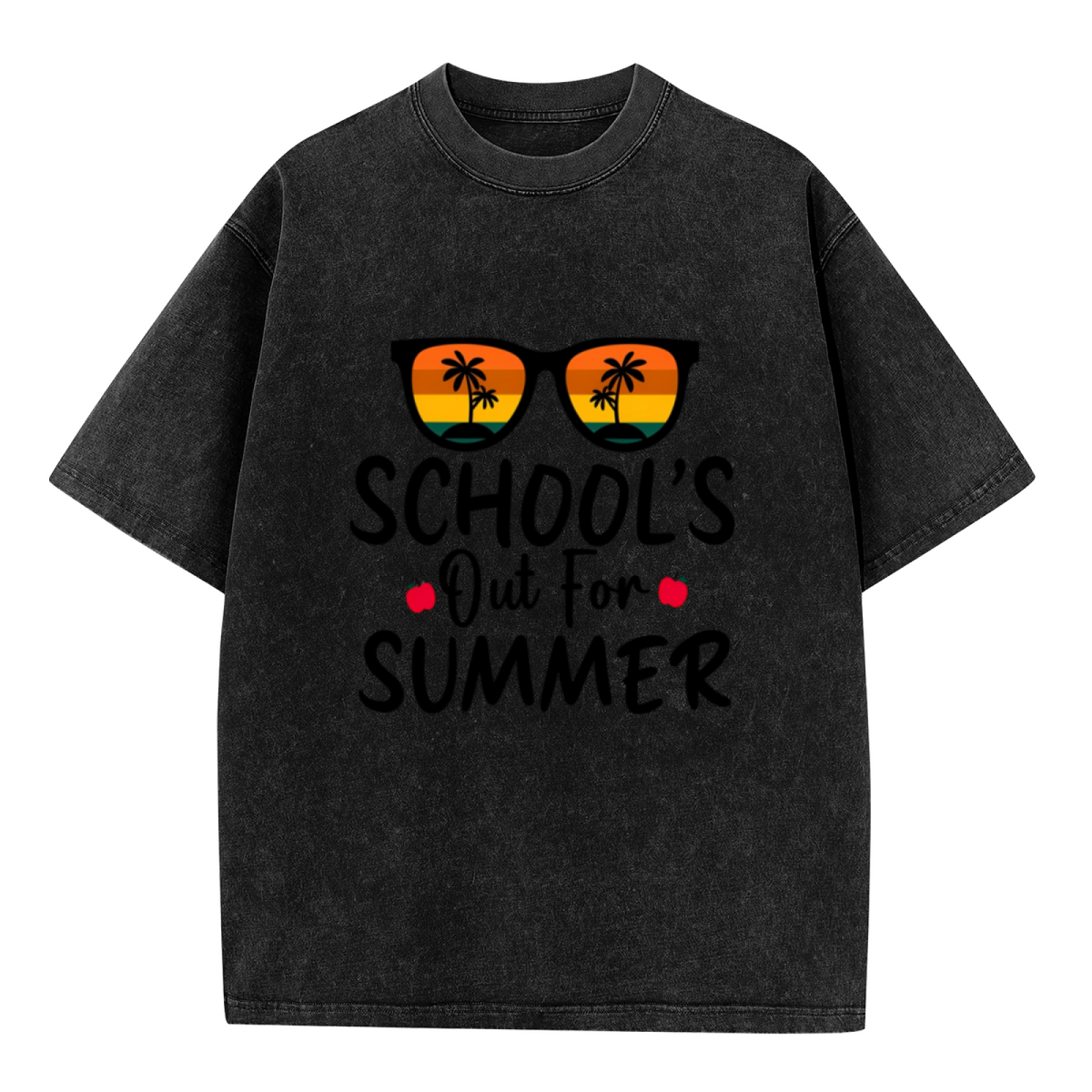School is Out for Teachers washed graphic T-shirt product image