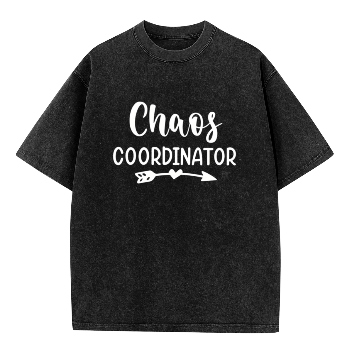 Funny Sarcastic Mom washed graphic T-shirt product image