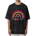 Kindergarten Teacher washed graphic T-shirt product image
