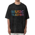 Music Teacher washed graphic T-shirt product image