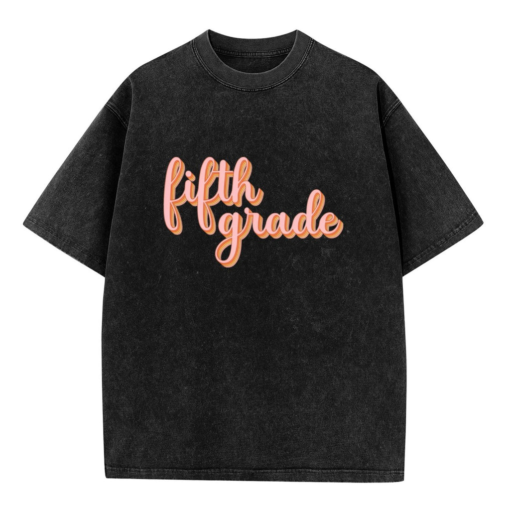 Fifth Grade washed graphic T-shirt product image