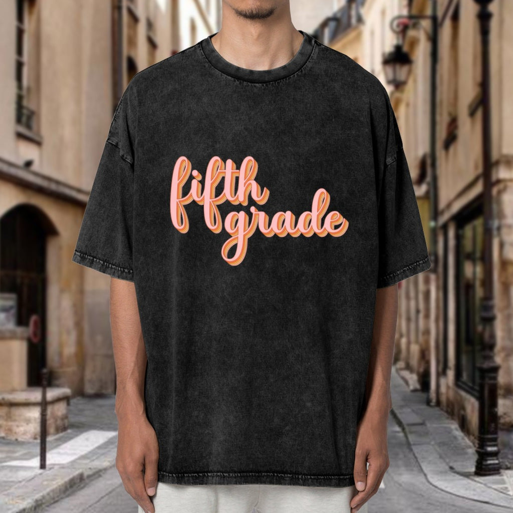 Fifth Grade washed graphic T-shirt product image