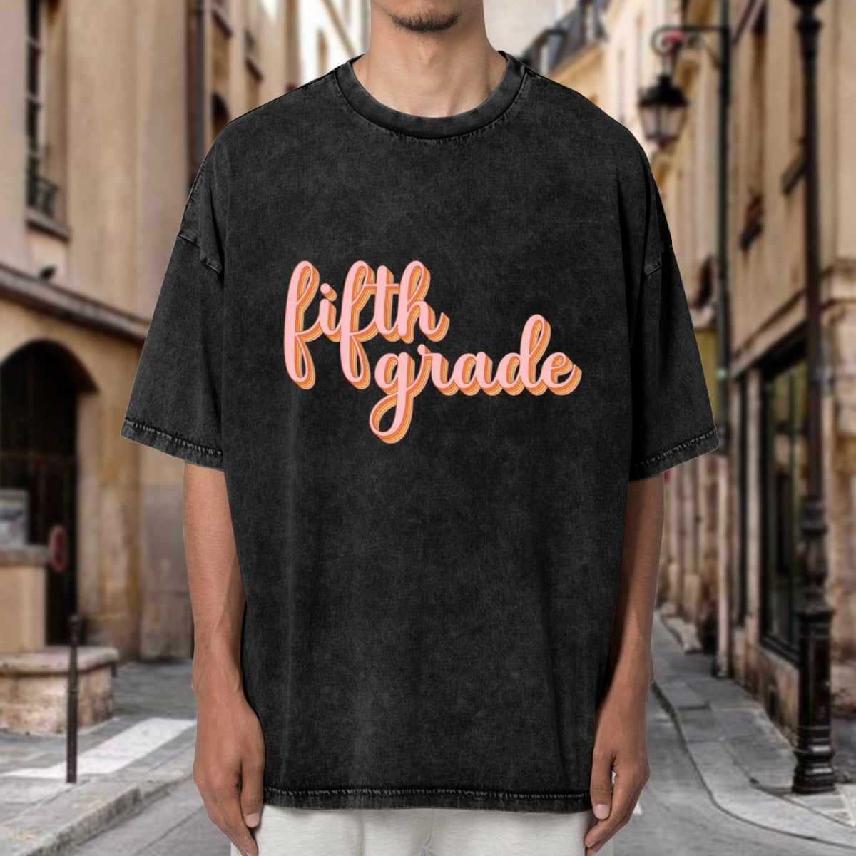 Fifth Grade washed graphic T-shirt product image