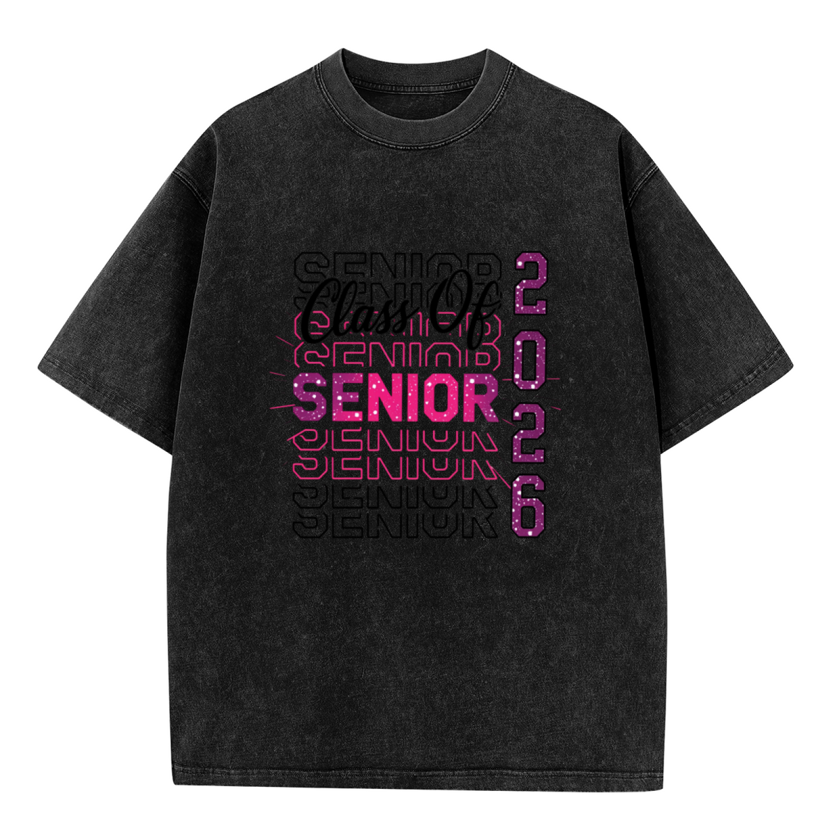 Senior 2026 washed graphic T-shirt product image