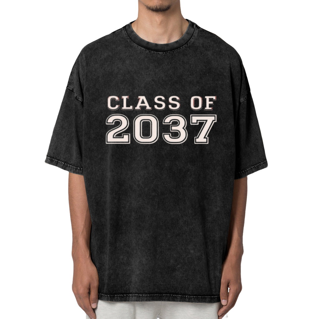 Class of 2037 washed graphic T-shirt product image