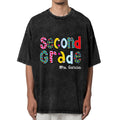Custom Teacher Name washed graphic T-shirt product image
