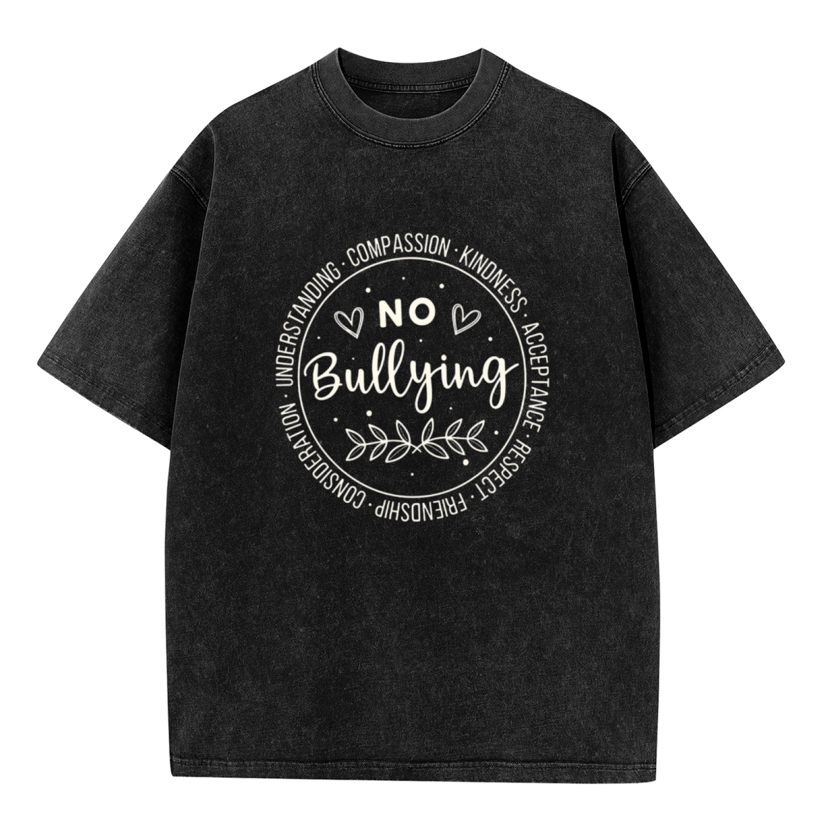 No Bullying washed graphic T-shirt product image