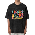 Second Grade Teacher washed graphic T-shirt product image