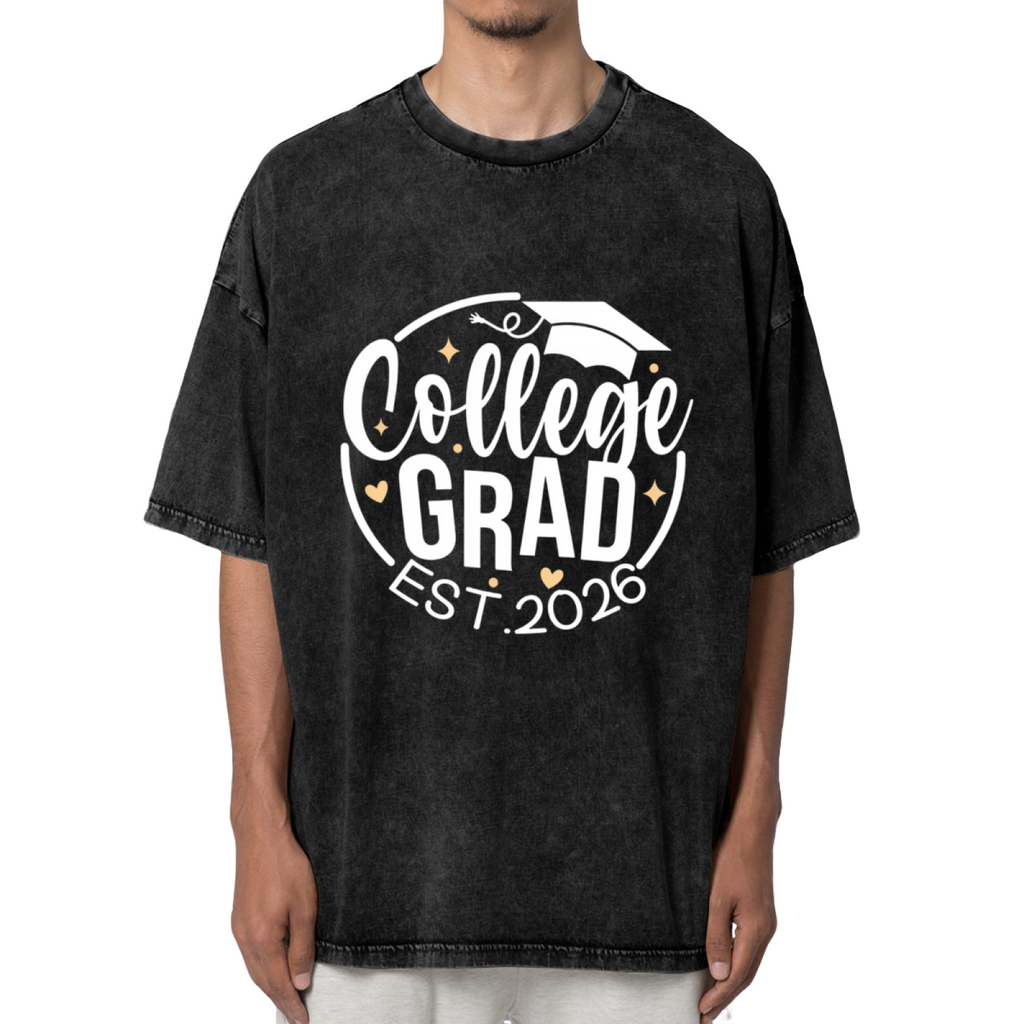 Grad 2026 washed graphic T-shirt product image