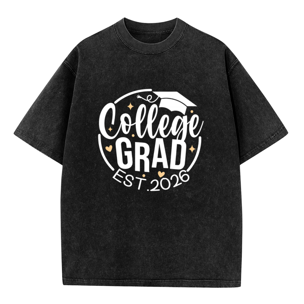 Grad 2026 washed graphic T-shirt product image