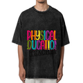 PE Teacher washed graphic T-shirt product image