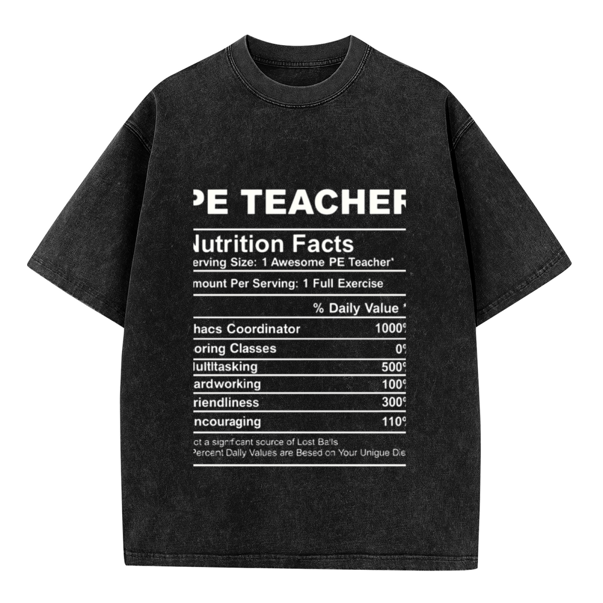 Pe Teacher washed graphic T-shirt product image