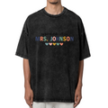 Customized Teacher Name washed graphic T-shirt product image