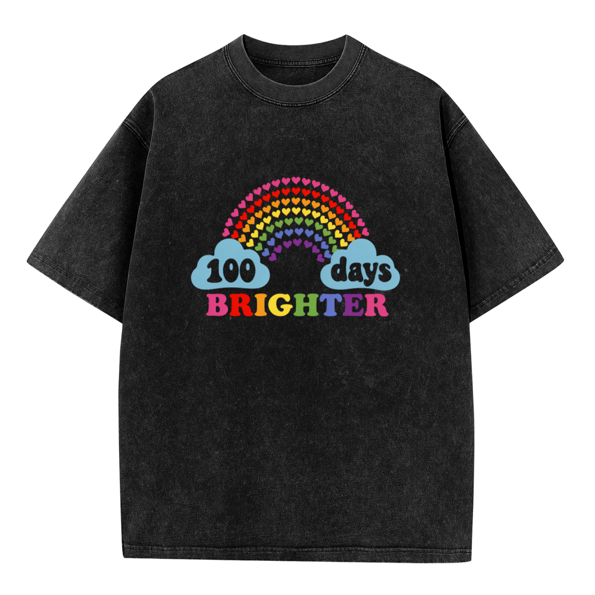 100 Days Brighter washed graphic T-shirt product image
