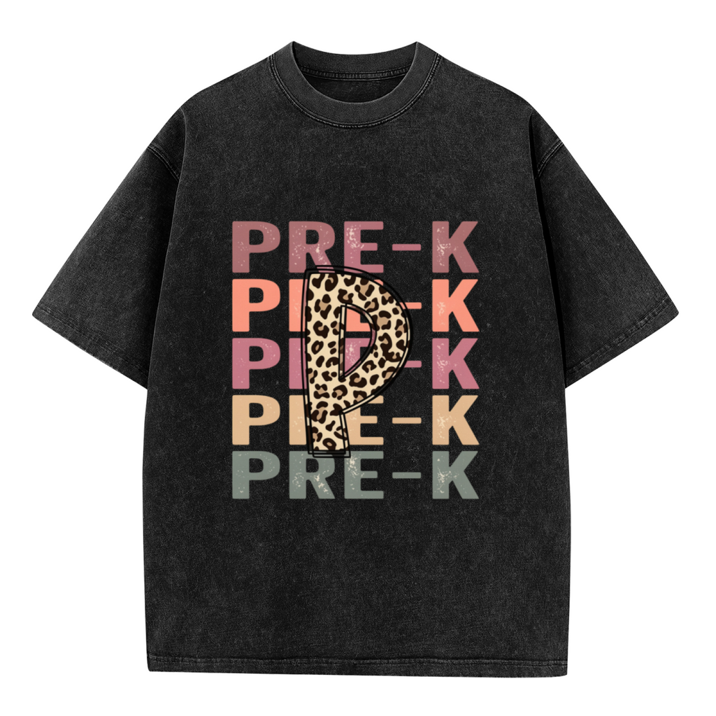 Pre-K Shirts washed graphic T-shirt product image
