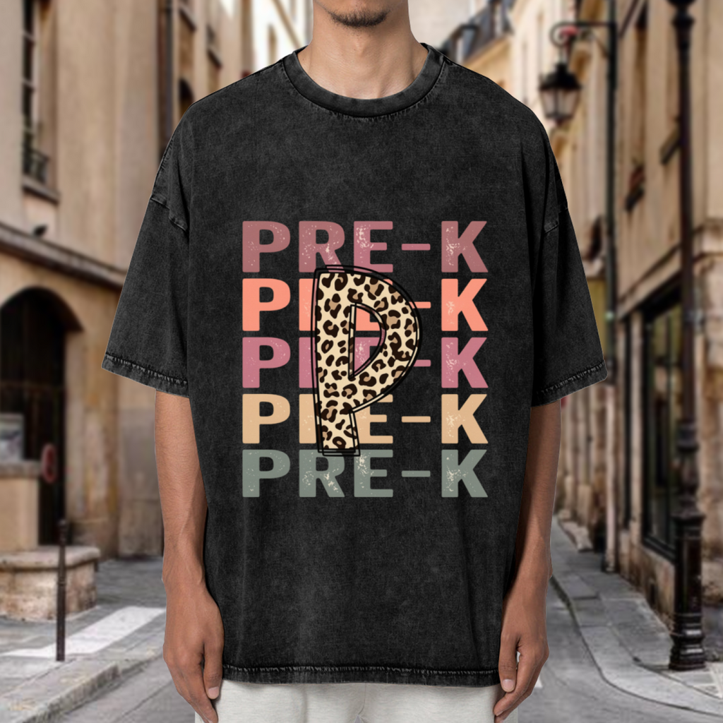 Pre-K Shirts washed graphic T-shirt product image