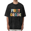 First Grade Team washed graphic T-shirt product image