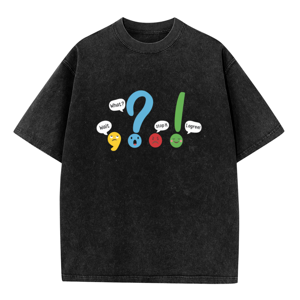 ® English washed graphic T-shirt product image