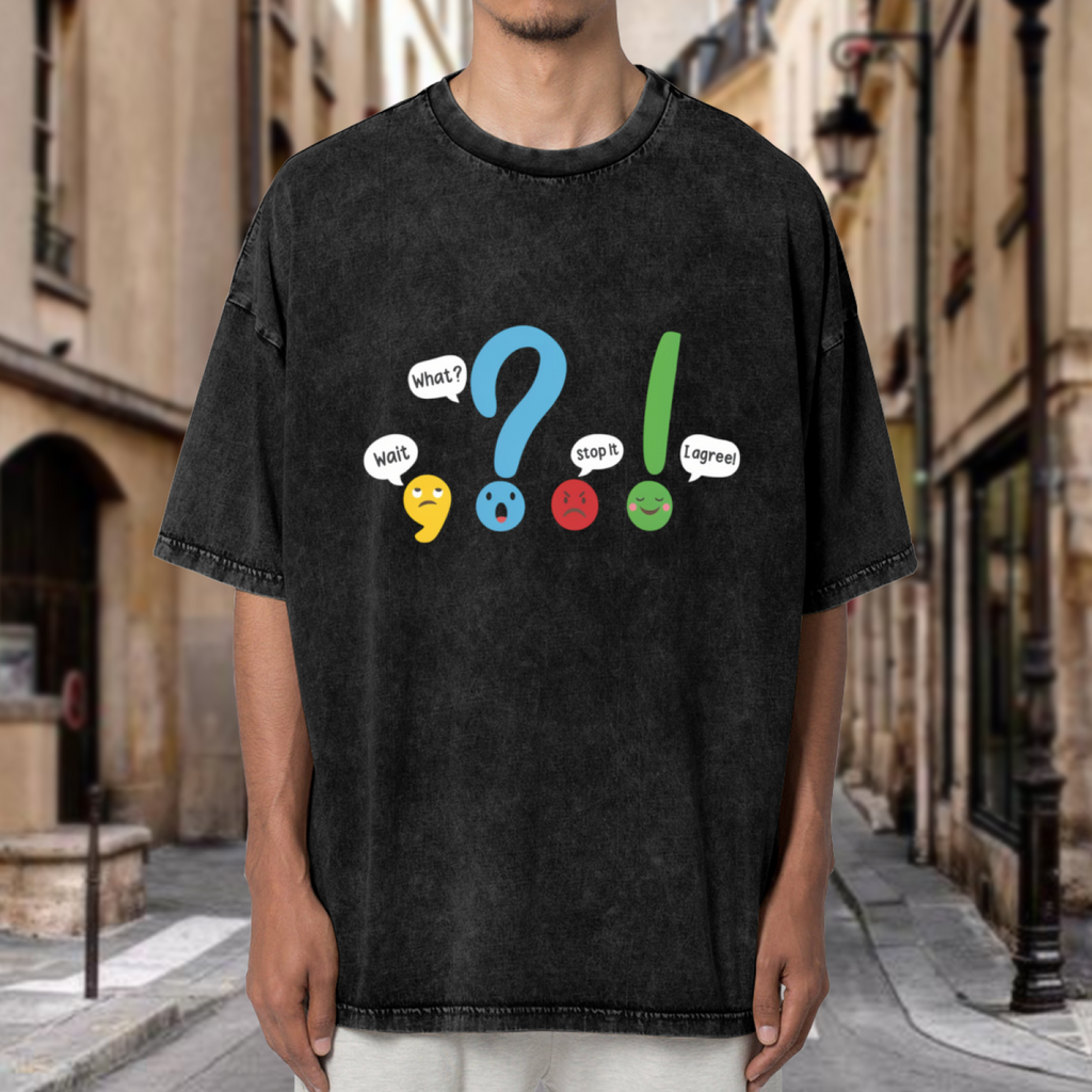 ® English washed graphic T-shirt product image