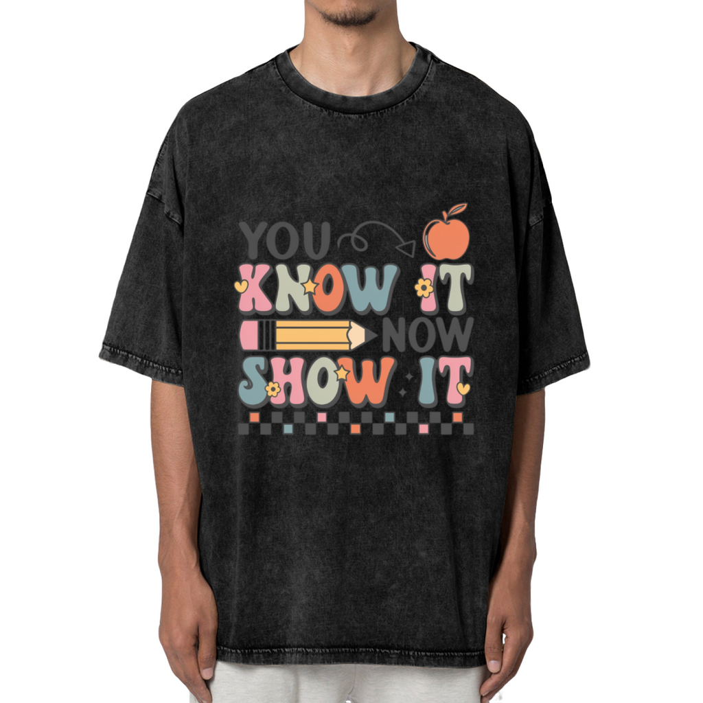 Show Your Work washed graphic T-shirt product image